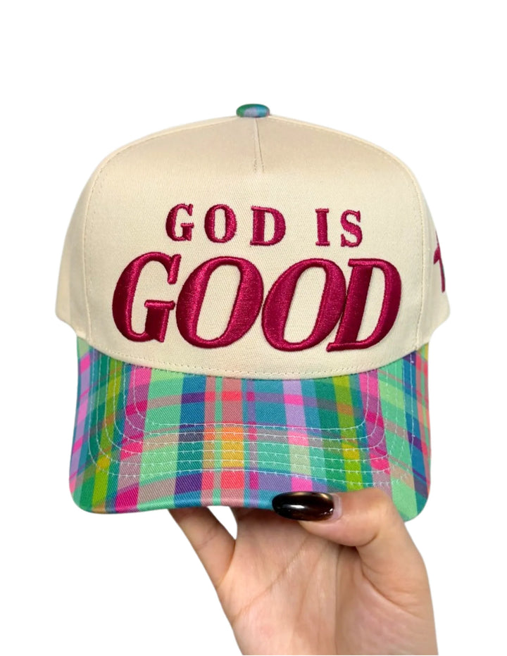 God Is Good Canvas Cap