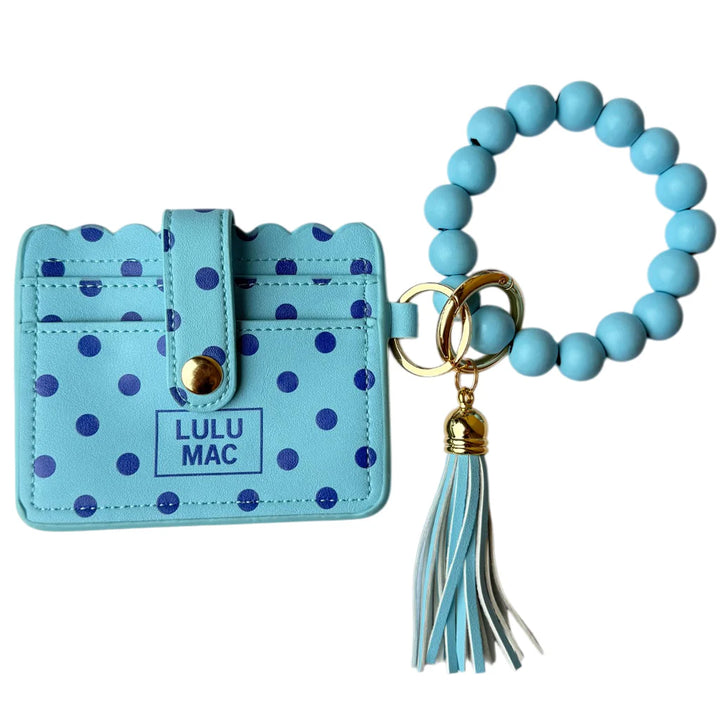 Lulu Mac Beaded Wristlet ID Wallet