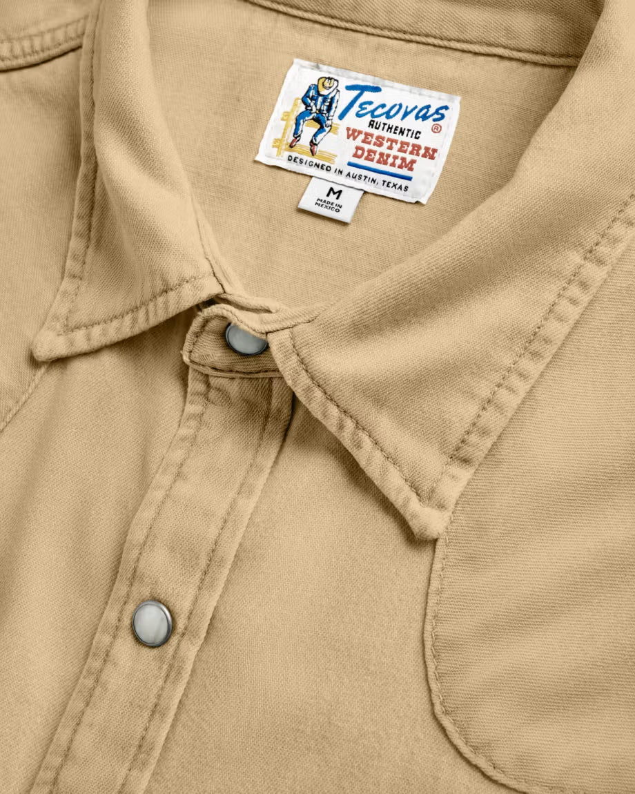Men's Tecovas Denim Pearl Snap LS Shirt