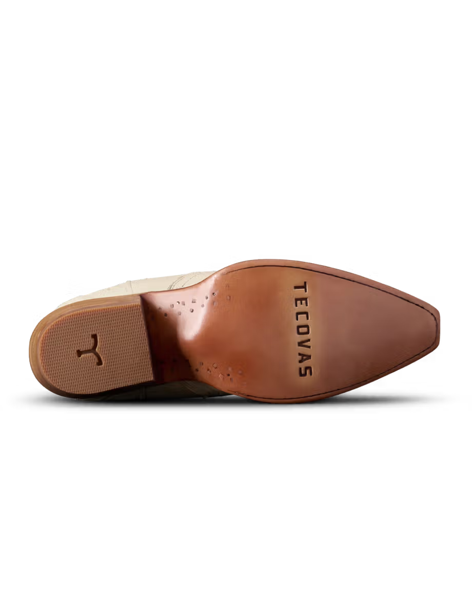 Tecovas Loretta Boot - Cream Cowhide