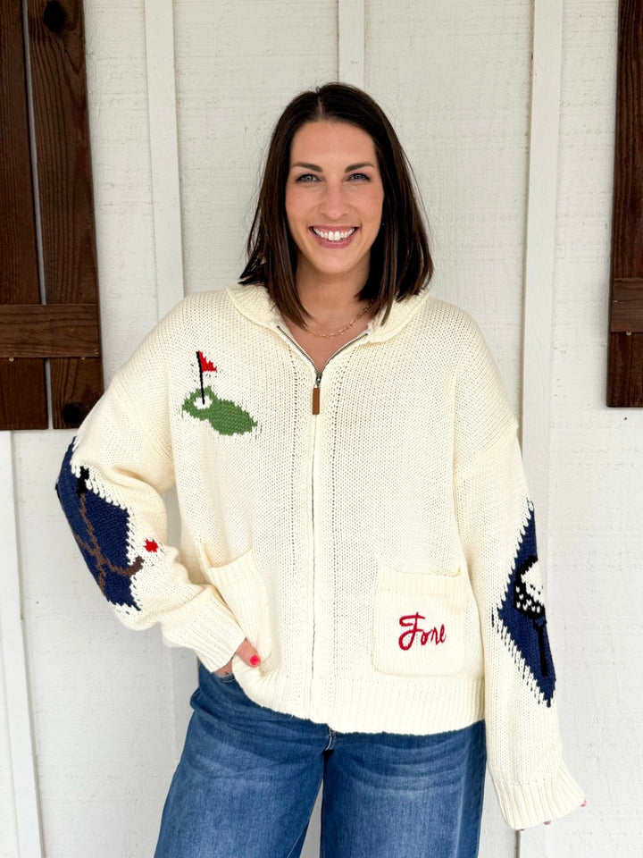 The Francesca Zip Cardigan