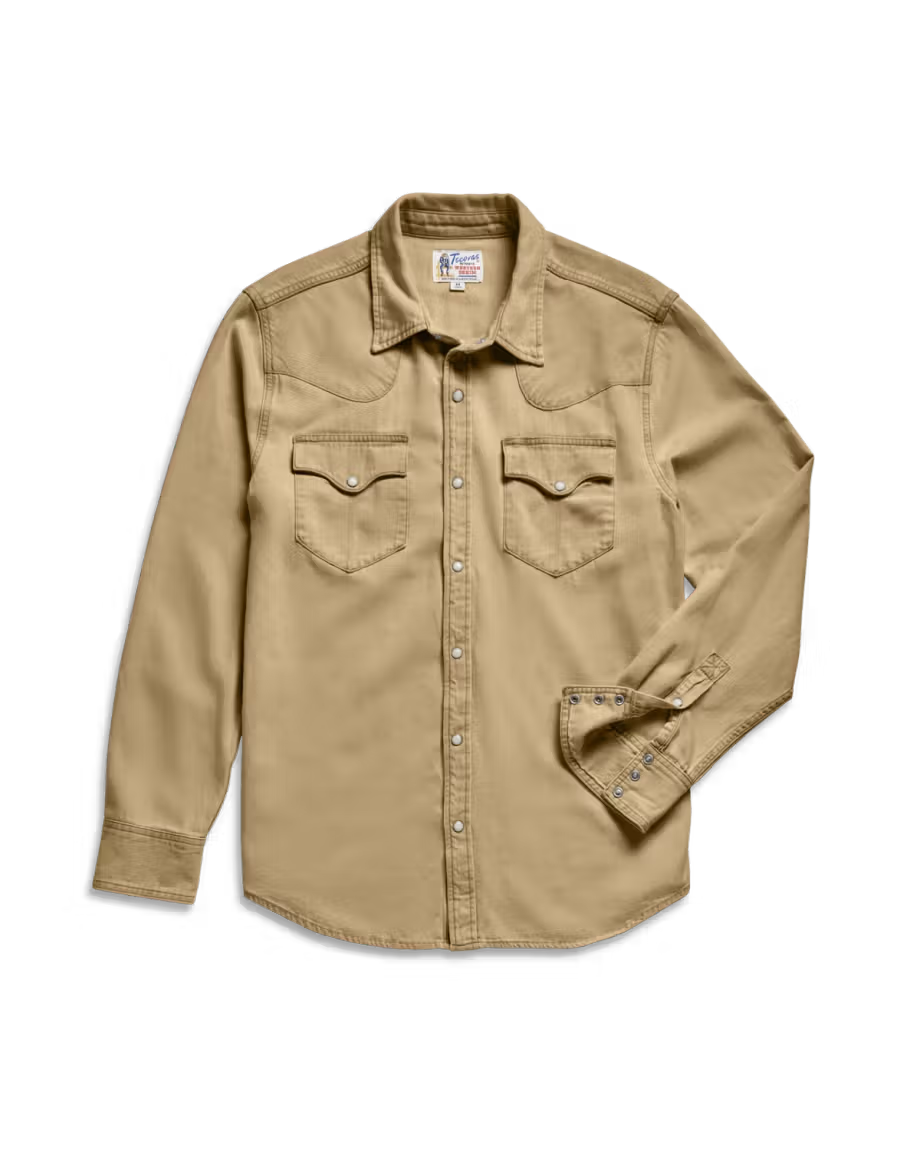 Men's Tecovas Denim Pearl Snap LS Shirt