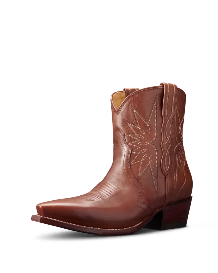 Tecovas Lynn Bootie - Saddle Cowhide