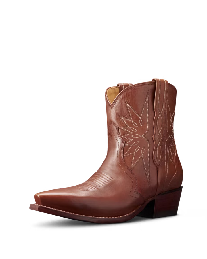 Tecovas Lynn Bootie - Saddle Cowhide
