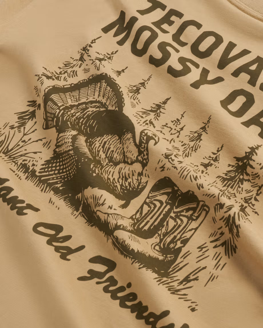 Tecovas Men's Mossy Oak Turkey & Boots Tee