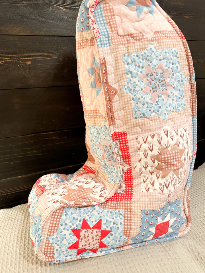Ida Mae Gwen Patchwork Rose Tall Boot Bag