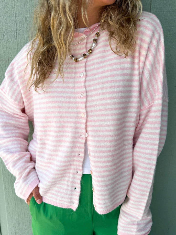 The Piper Striped Cardigan