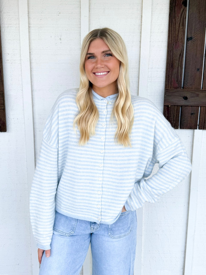 The Piper Striped Cardigan