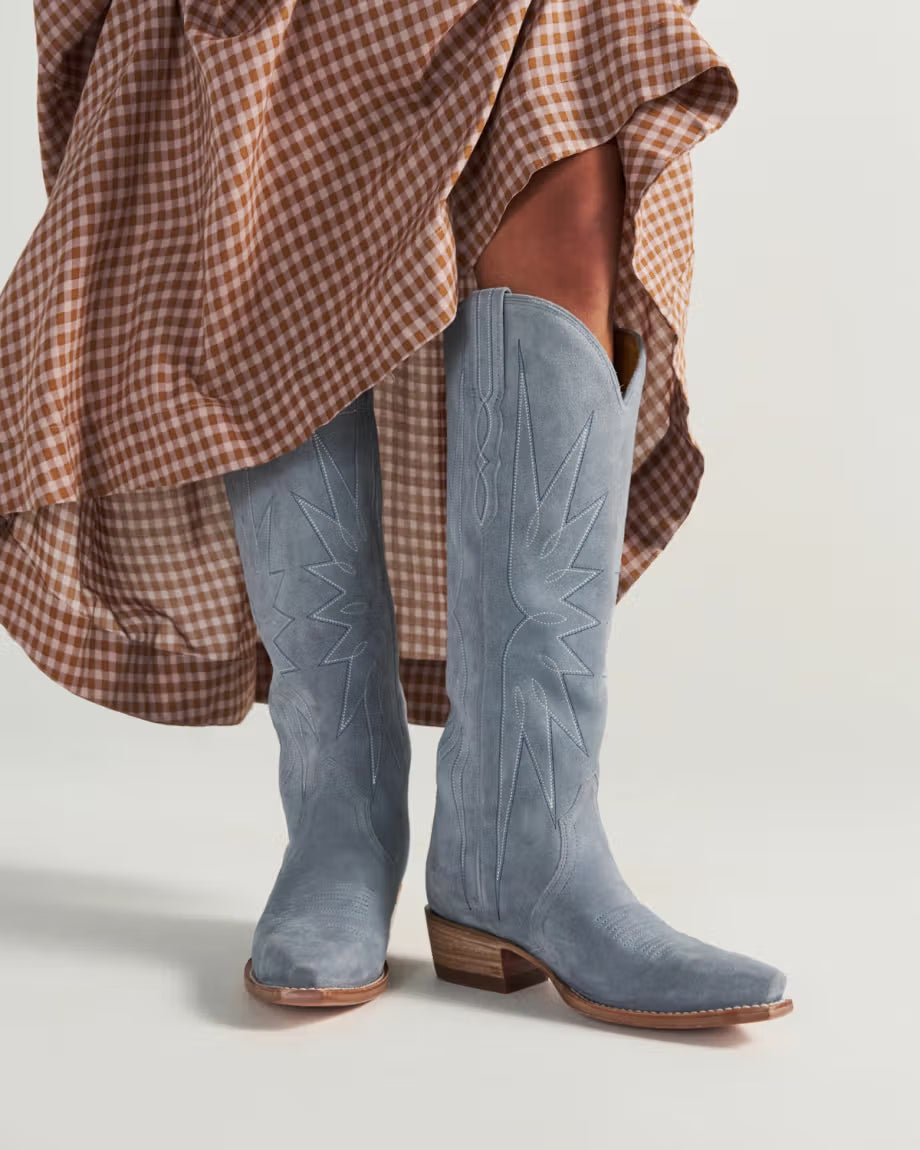 Tecovas Loretta Boot - Chambray Suede