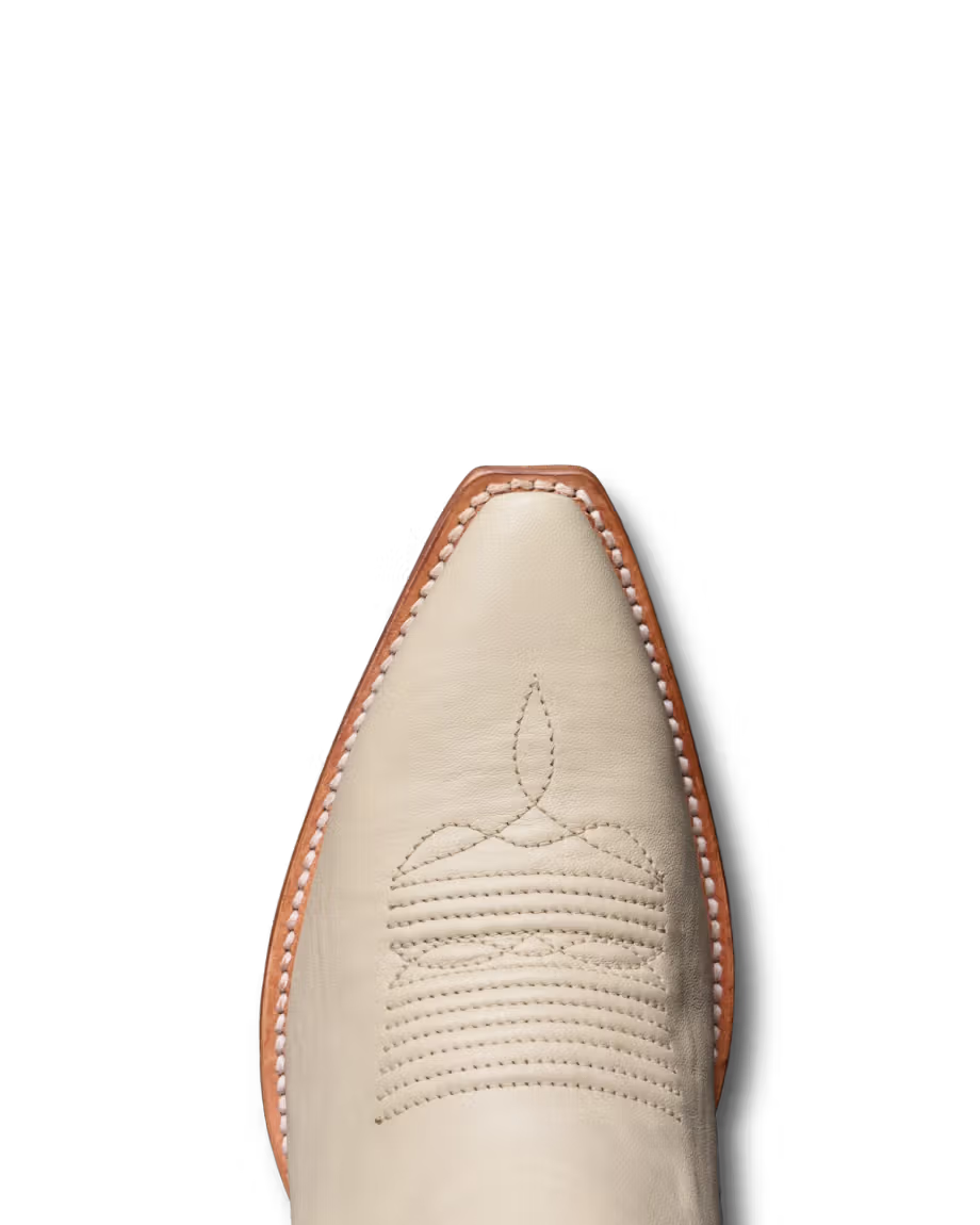 Tecovas Loretta Boot - Cream Cowhide