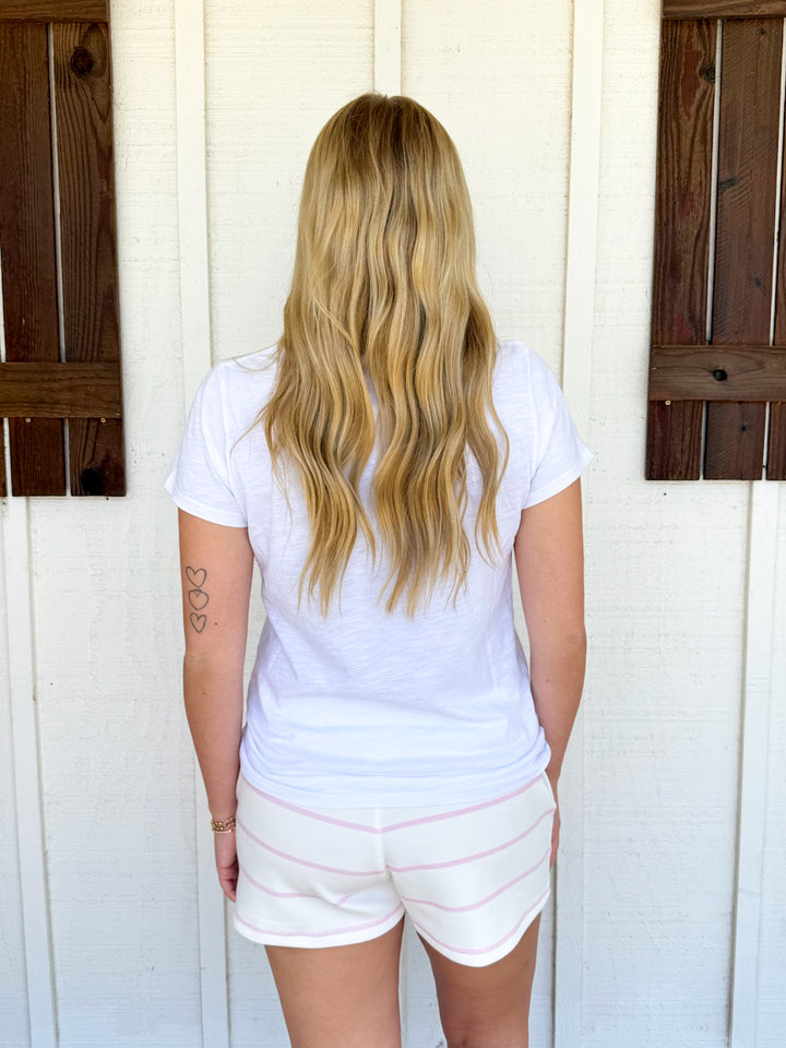 The Cloud Striped Shorts