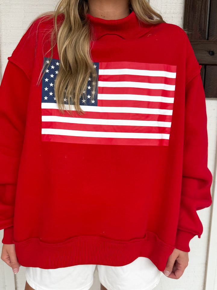 The USA & Flag Sweatshirt