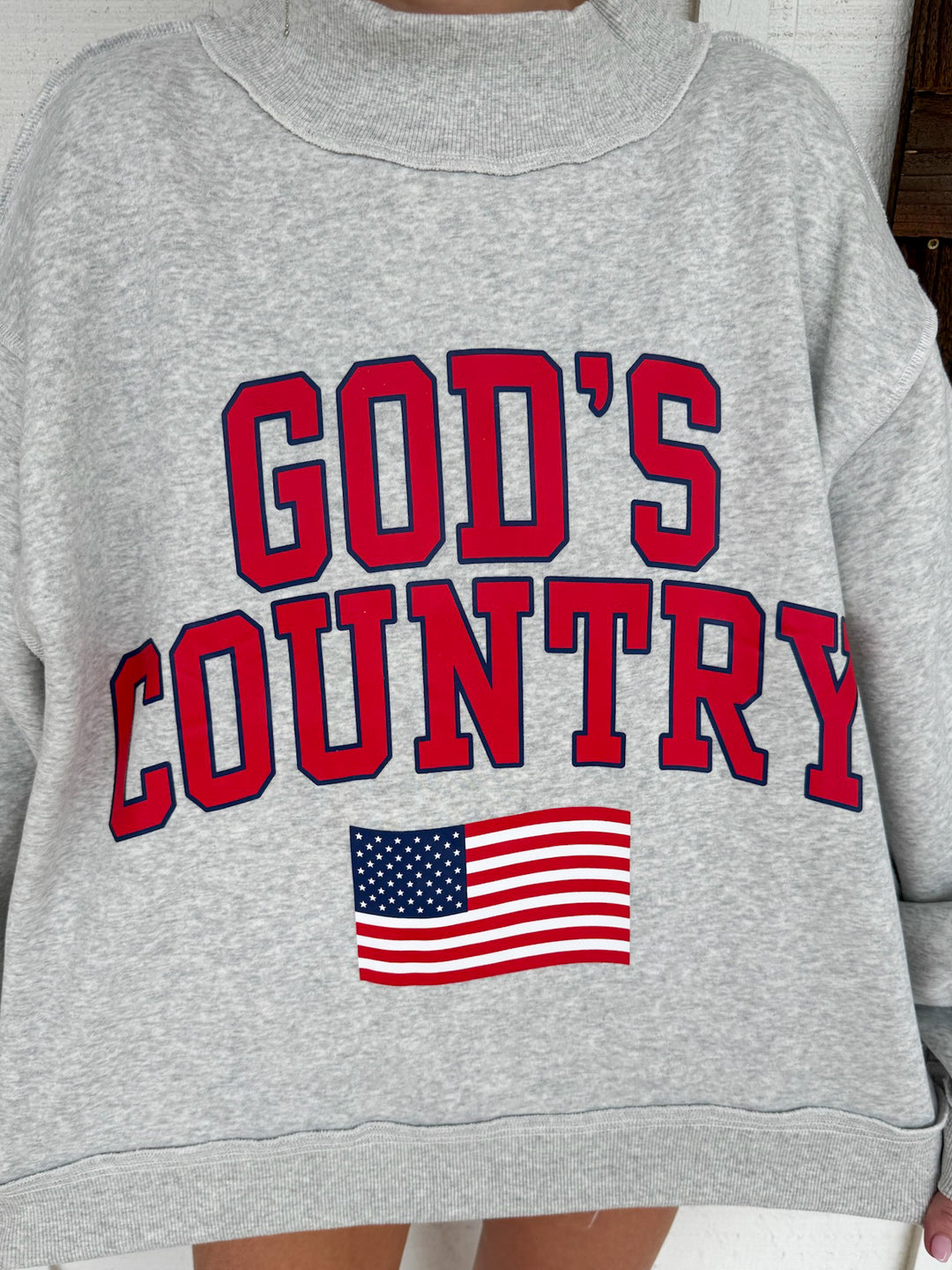 God's Country Mockneck Sweatshirt