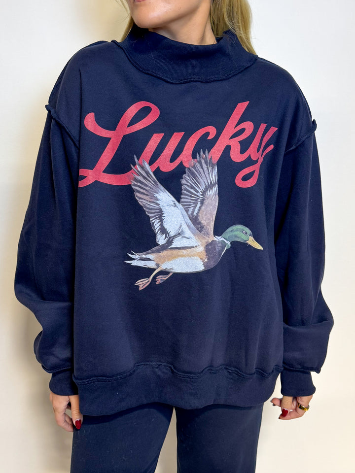 The Lucky Mallard Mockneck