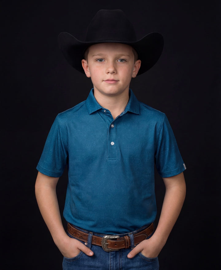 BR Boys Ferrell Carson Polo