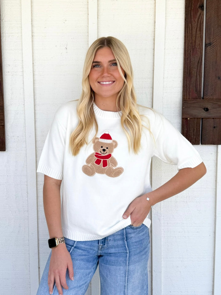 The Santa Bear Sweater Top