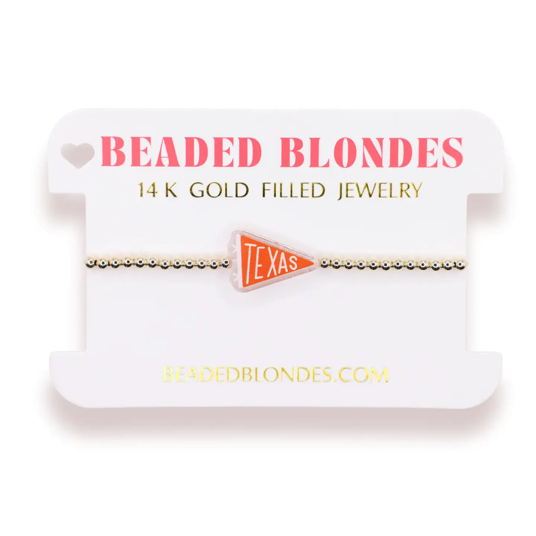 Beaded Blondes College Gameday Bracelet