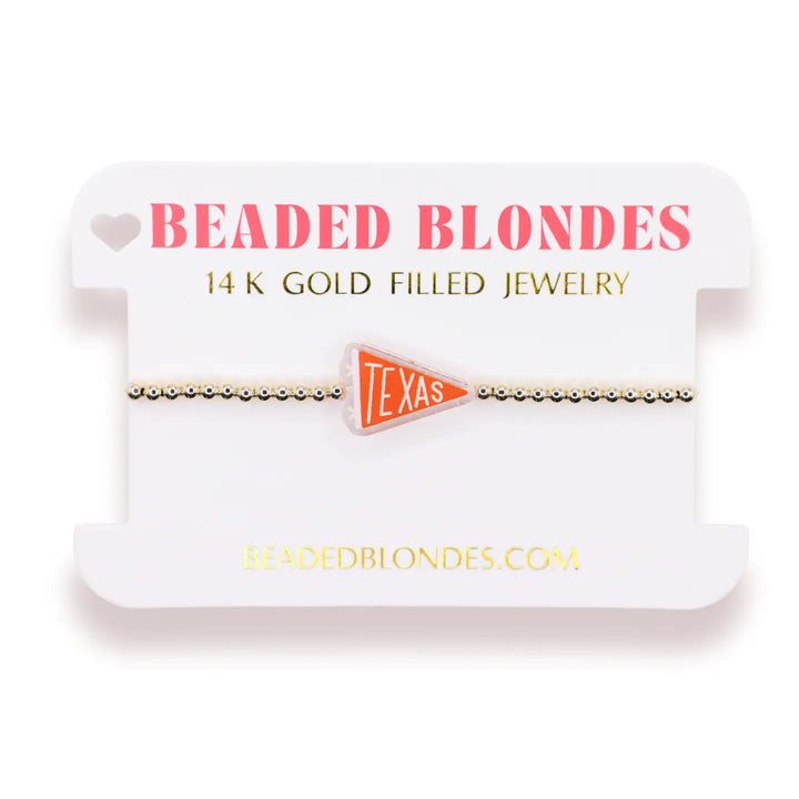 Beaded Blondes College Gameday Bracelet
