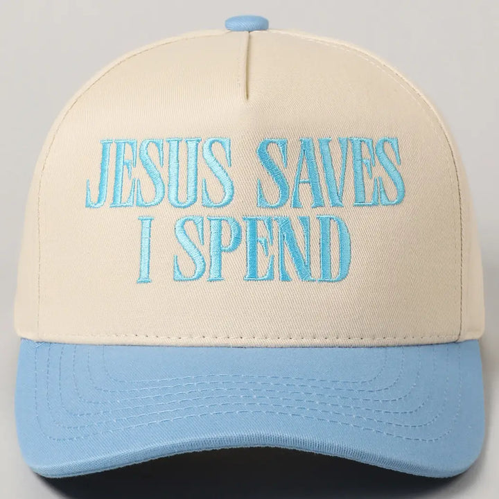 Jesus Saves I Spend Hat