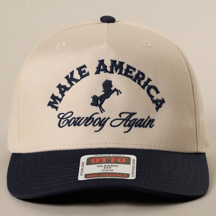 Make America Cowboy Again Trucker Hat