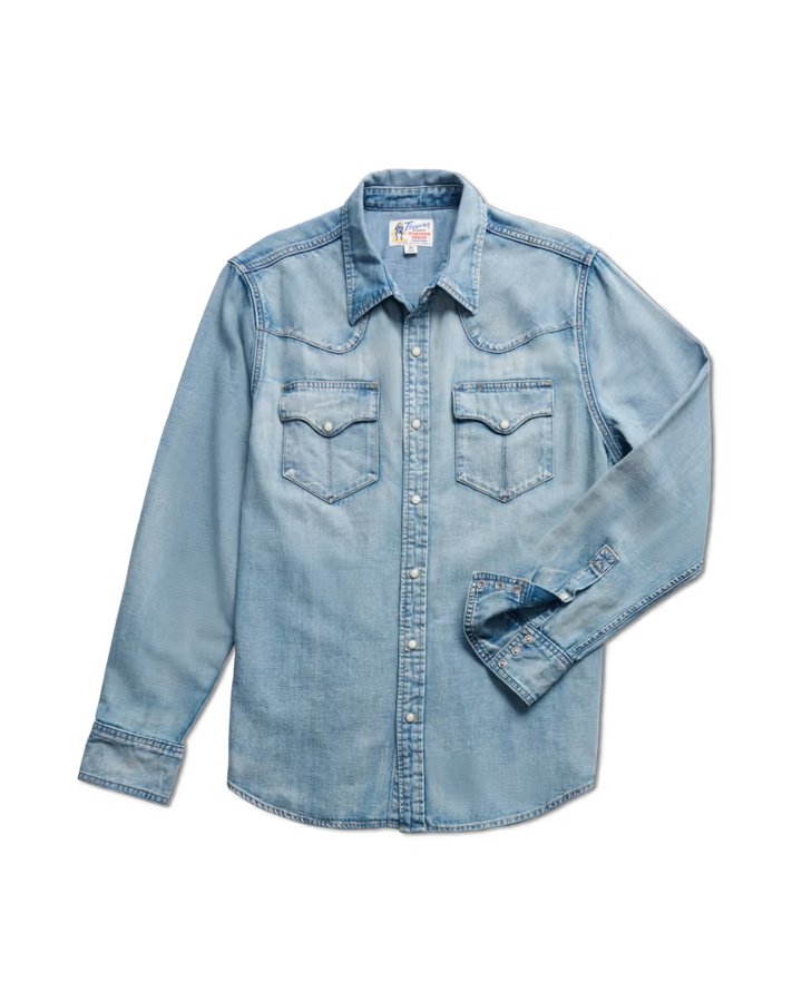 Men's Tecovas Denim Pearl Snap LS Shirt