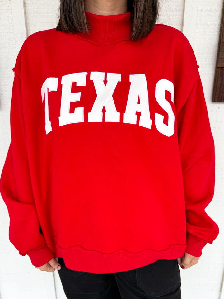 The Lone Star Mock Neck Sweatshirt
