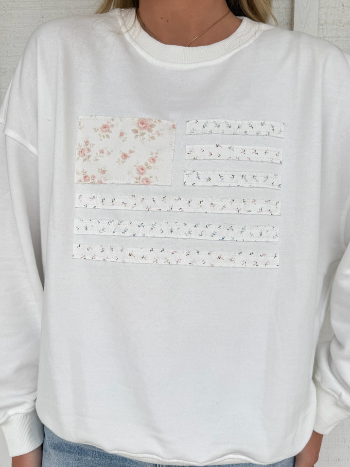 The Floral Flag Sweatshirt