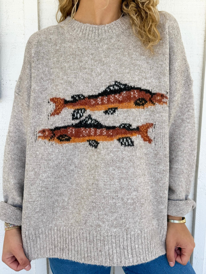 The Trendy Trout Sweater
