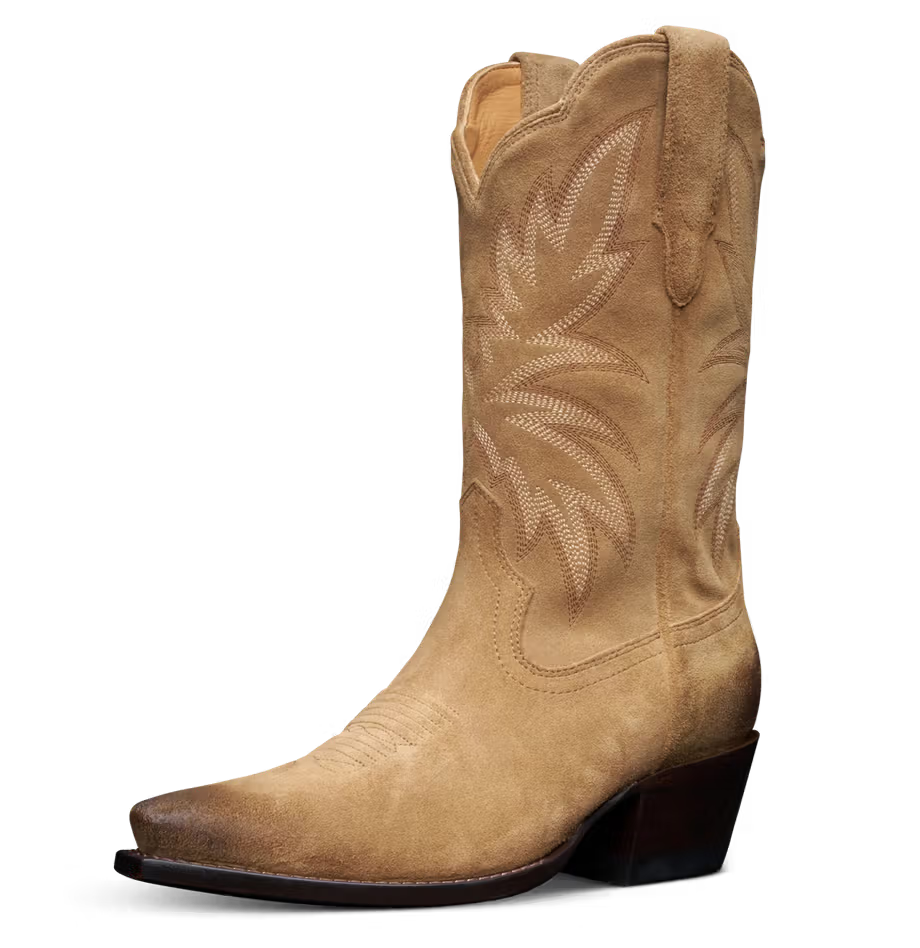 Tecovas Sadie Boot - Toasted Almond Suede