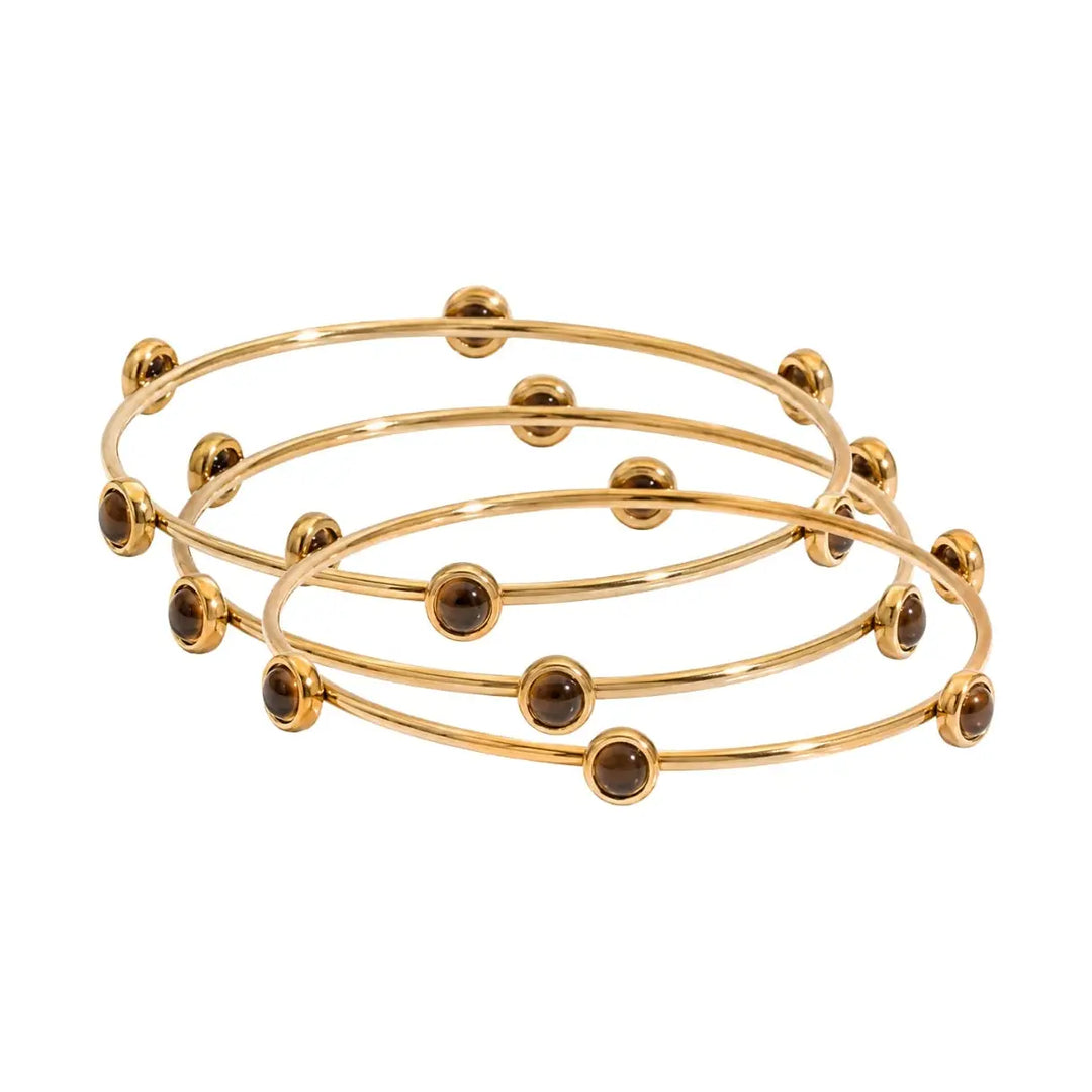 HJ Bangle Trio Bracelet Set