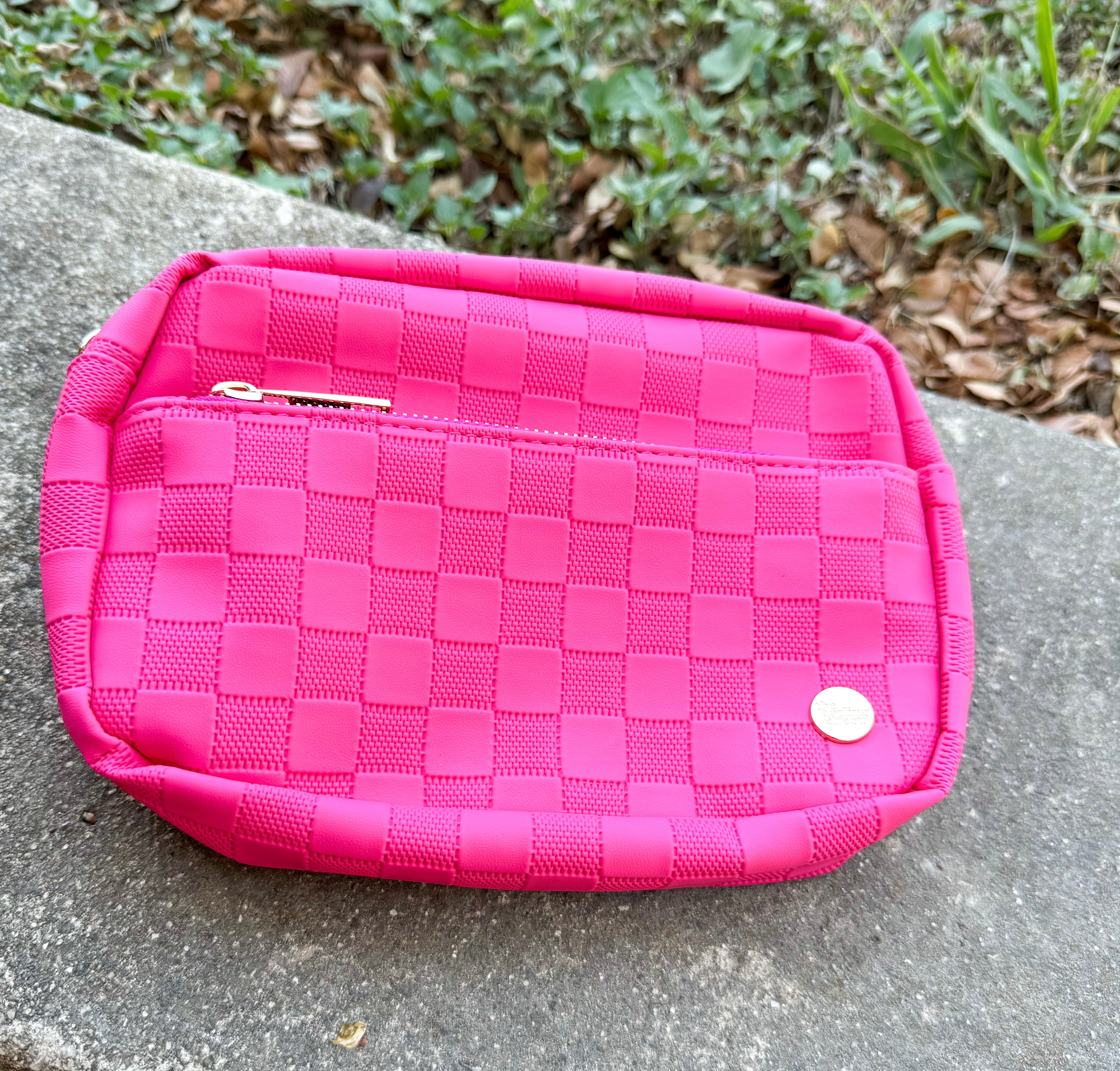 The Darling Effect Urban Check Belt Bag - Thumbnail 4