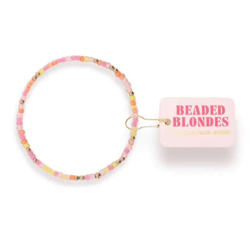 Beaded Blondes Buttercup Sprinkle Bracelet