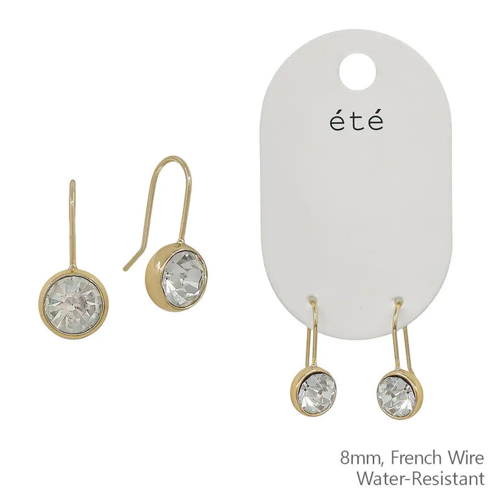 Water Resistant Gold Earrings