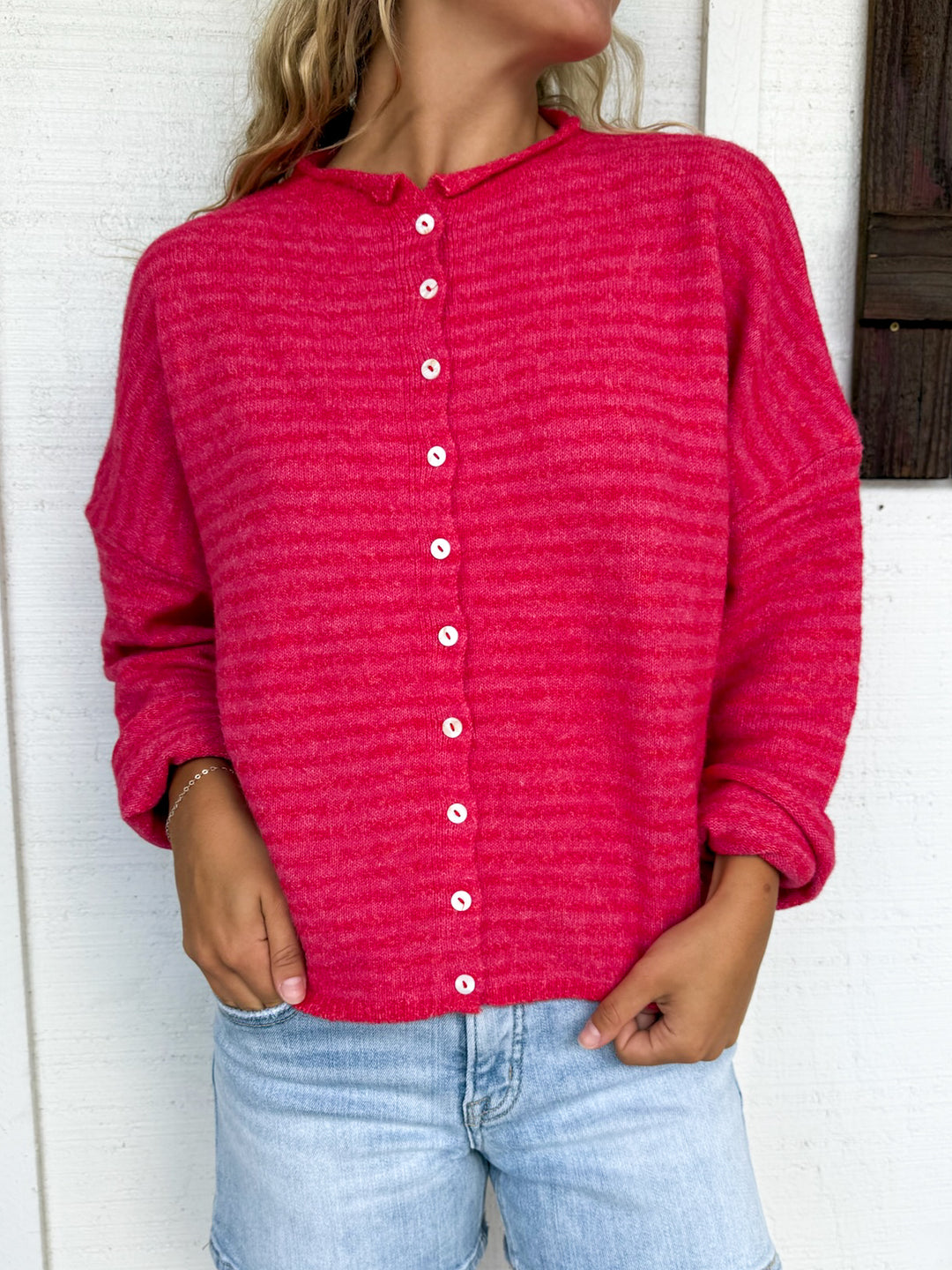 The Piper Striped Cardigan