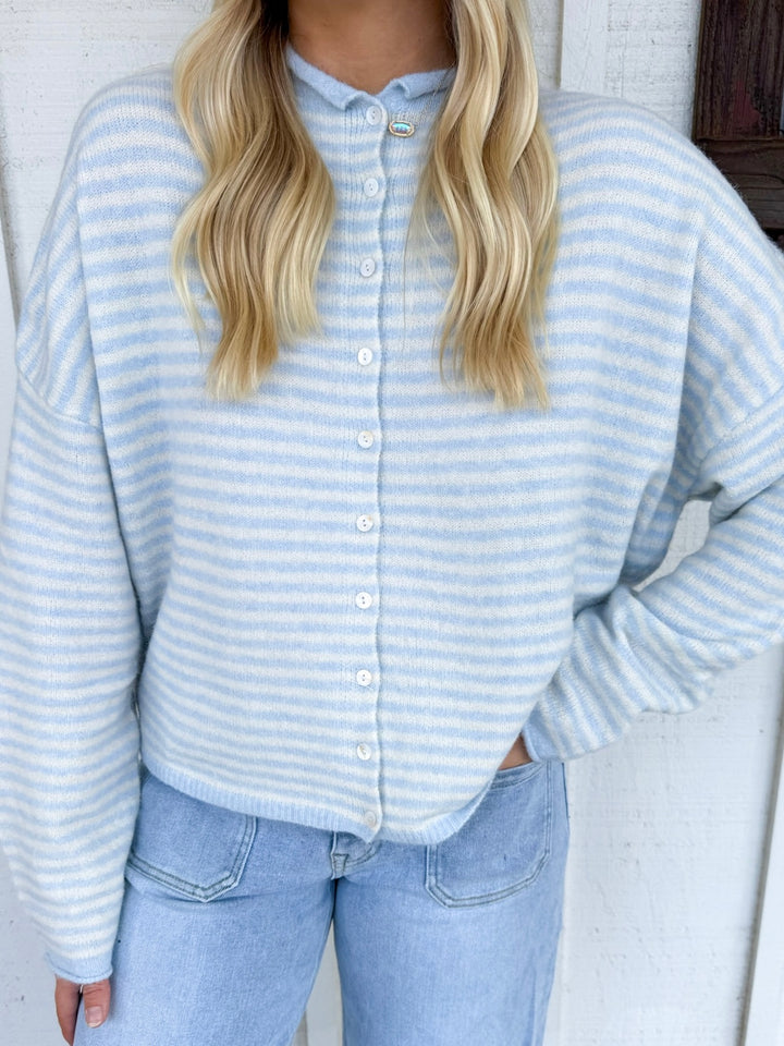 The Piper Striped Cardigan