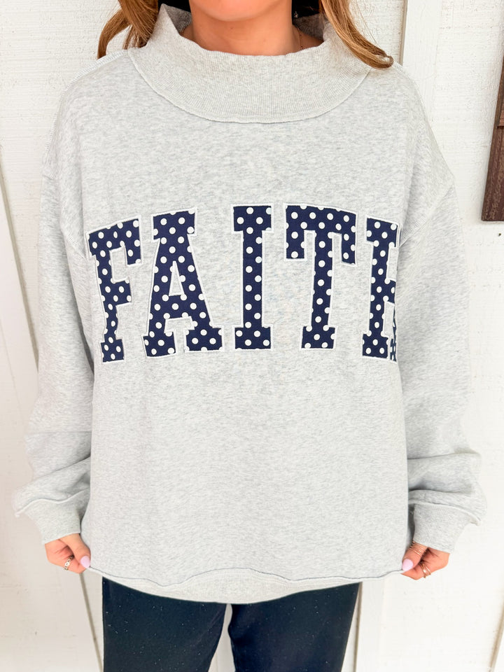 The Faith Polka Dot Sweatshirt