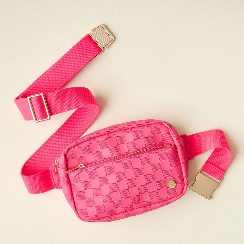 The Darling Effect Urban Check Belt Bag - Thumbnail 5