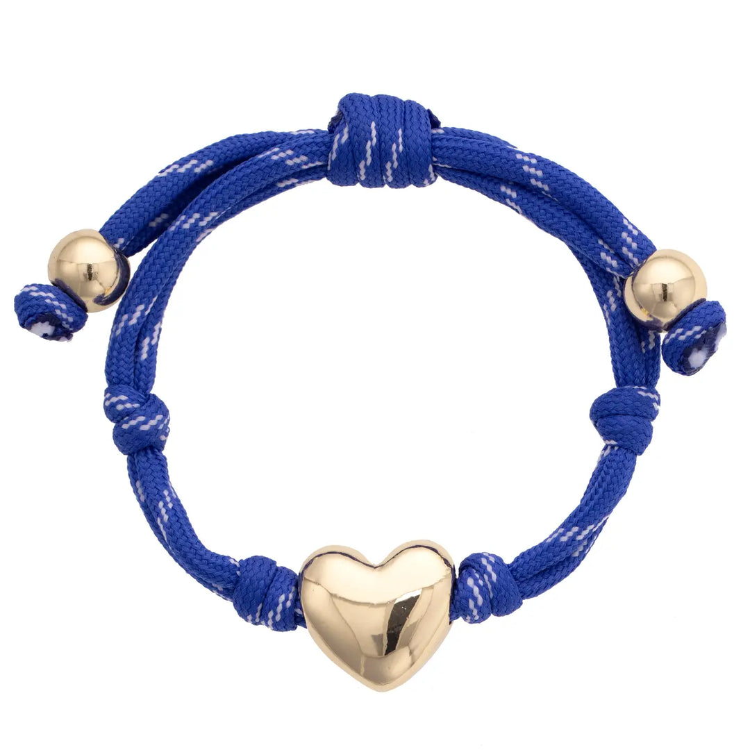 CS Blaine Puffy Heart Paracord Bracelet