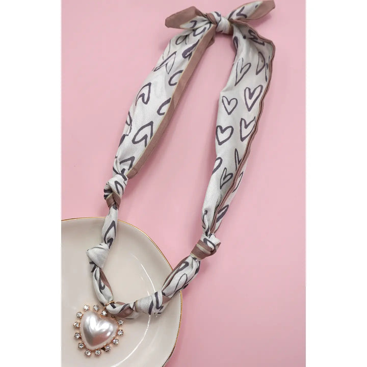 Josslyn Scarf Charm Necklace