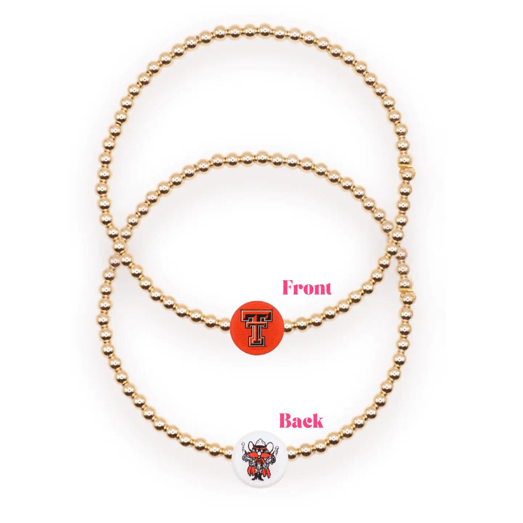 Beaded Blondes College Gameday Bracelet