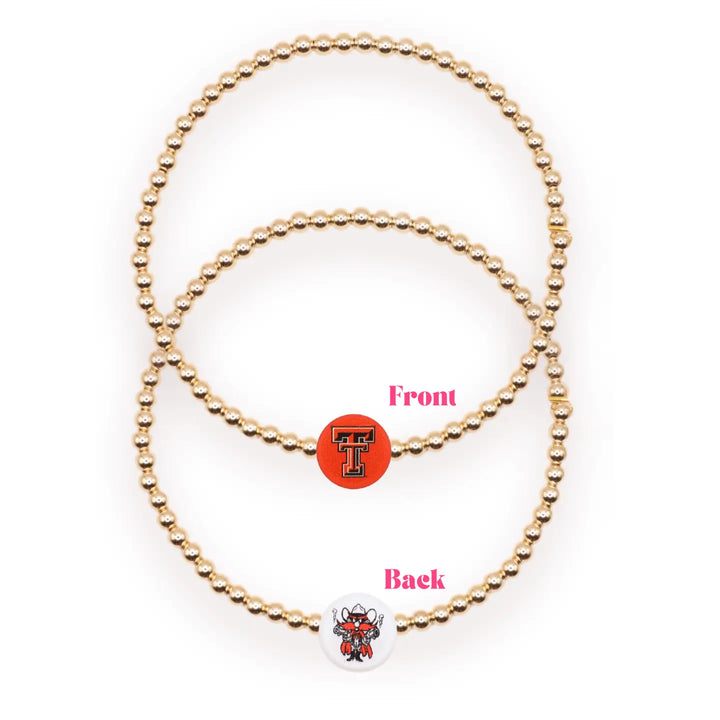 Beaded Blondes College Gameday Bracelet