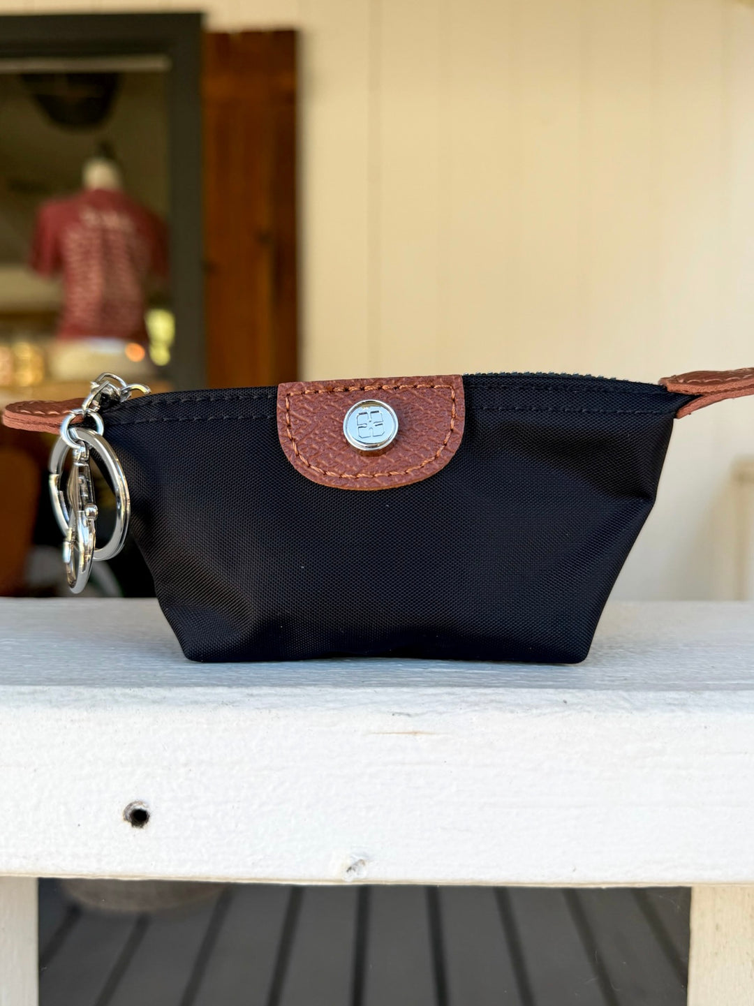 B&C Nylon Keychain Pouch