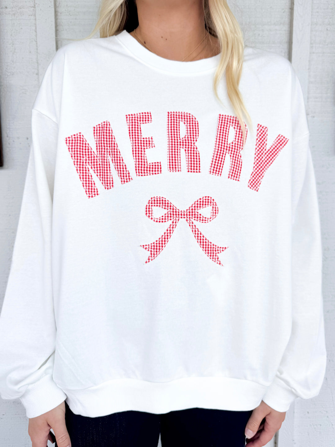 The Merry Bow Sweatshirt