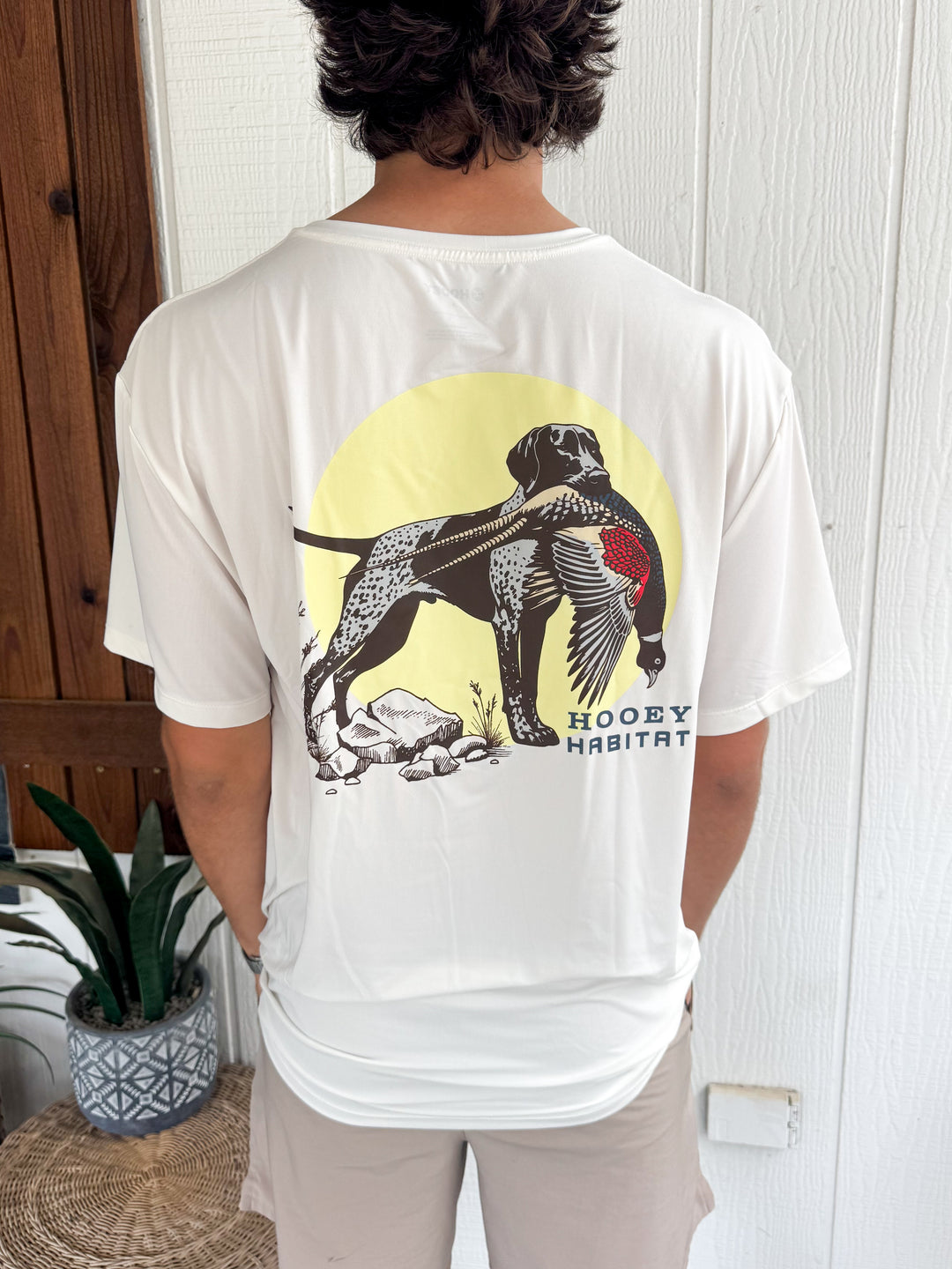 Hooey Men's Gardenia Performance Tee