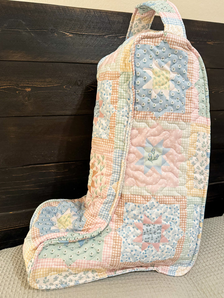 Ida Mae Gwen Patchwork Original Tall Boot Bag