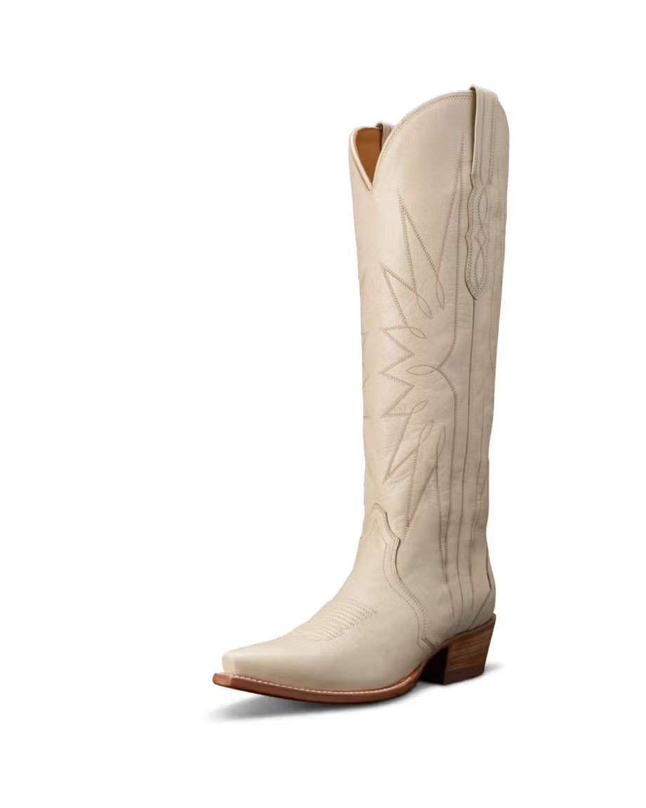 Tecovas Loretta Boot - Cream Cowhide