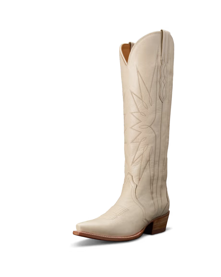 Tecovas Loretta Boot - Cream Cowhide