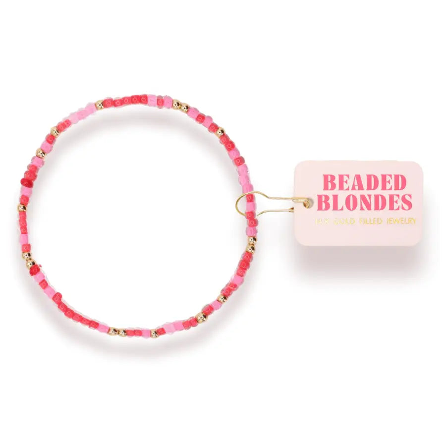 Beaded Blondes Love Bug Sprinkle Bracelet