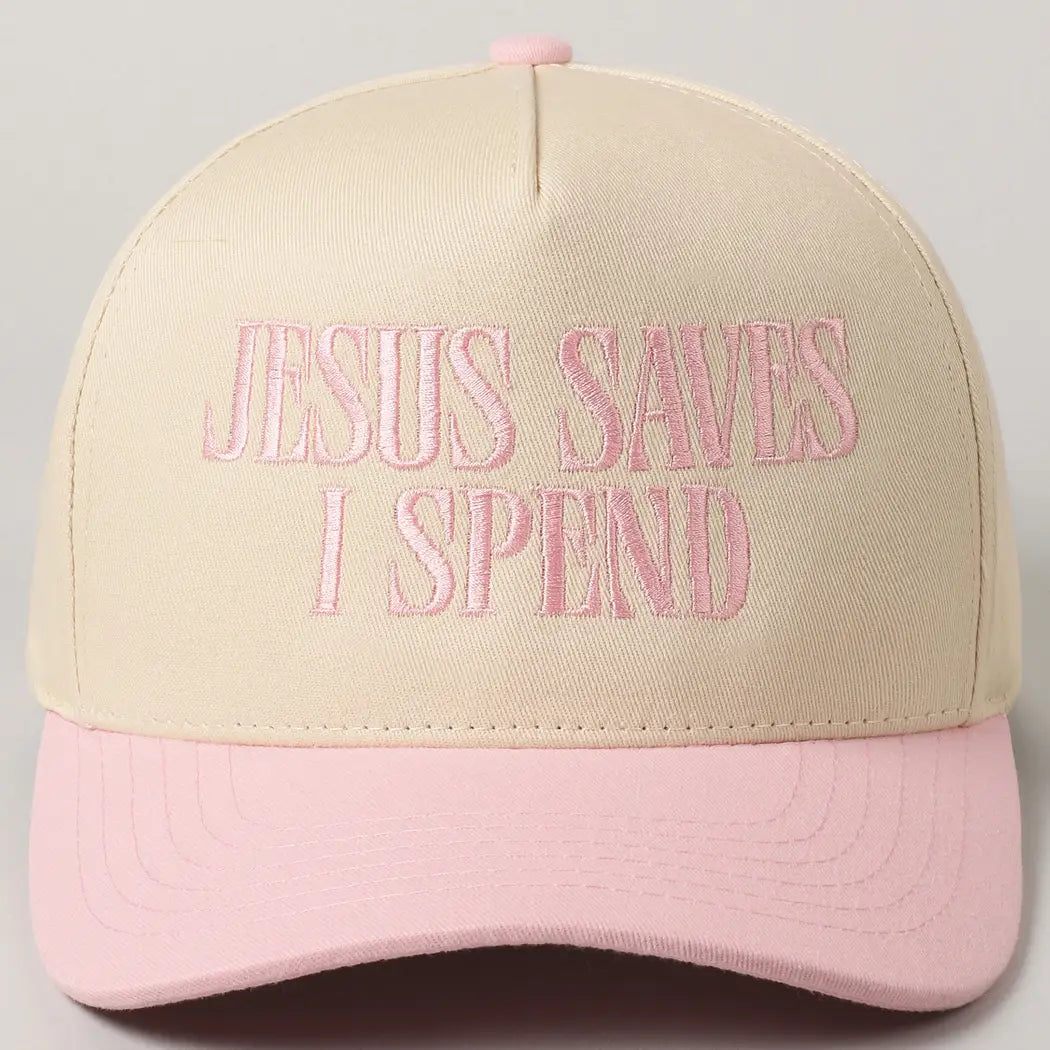 Jesus Saves I Spend Hat
