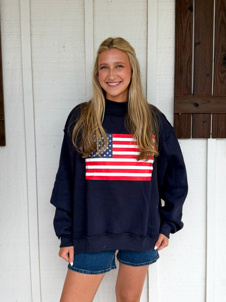 The USA & Flag Sweatshirt